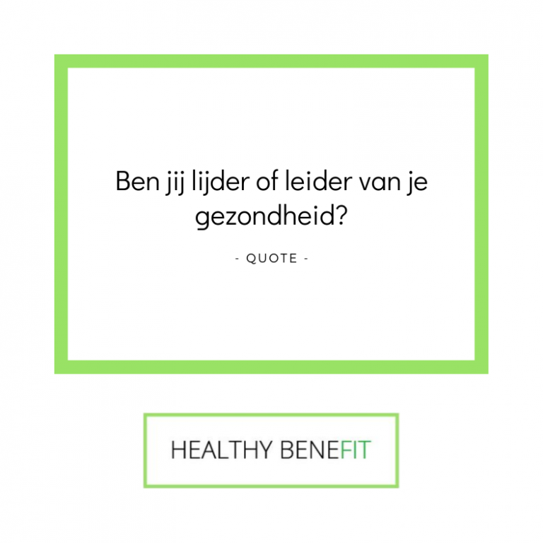 healthy benefit